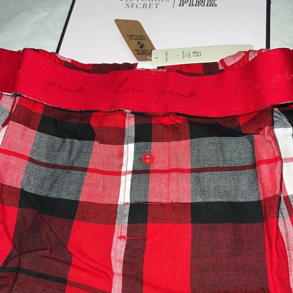 (L) Victoria’s Secret Plaid Flannel Pajama Shorts - Picture 7 of 13
